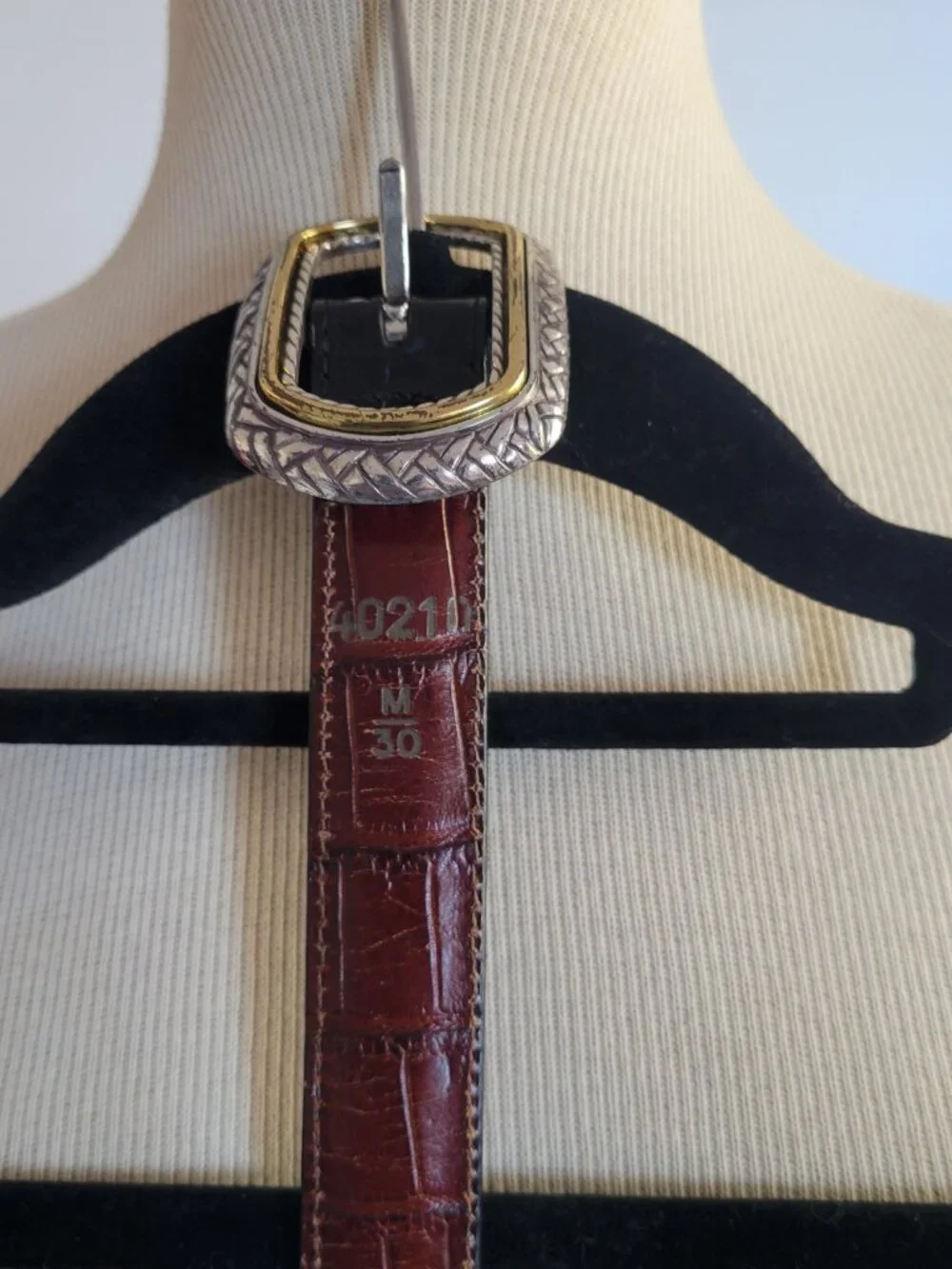 Chrome Hearts Talon Belt & Brighton Marcus Reversible Belt (set of 2)